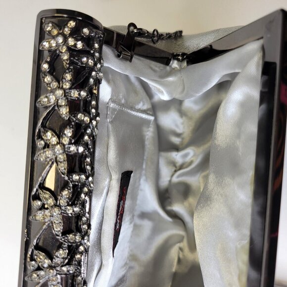 Metallic Silver Clutch Purse - Picture 10 of 15